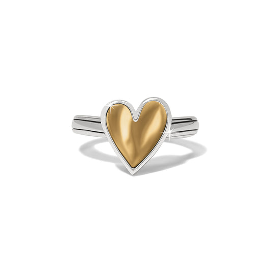 Casecade Heart Ring