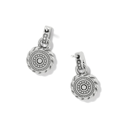 Halo Gemma Petite Round Post Drop Earrings