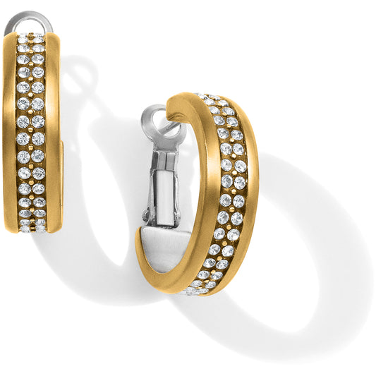 Meridian Two Tone Hoop Earring
