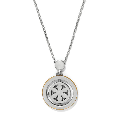Flora Petite Two Tone Necklace