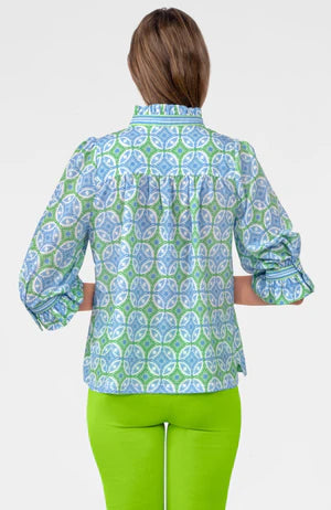 Ruffleneck tunic