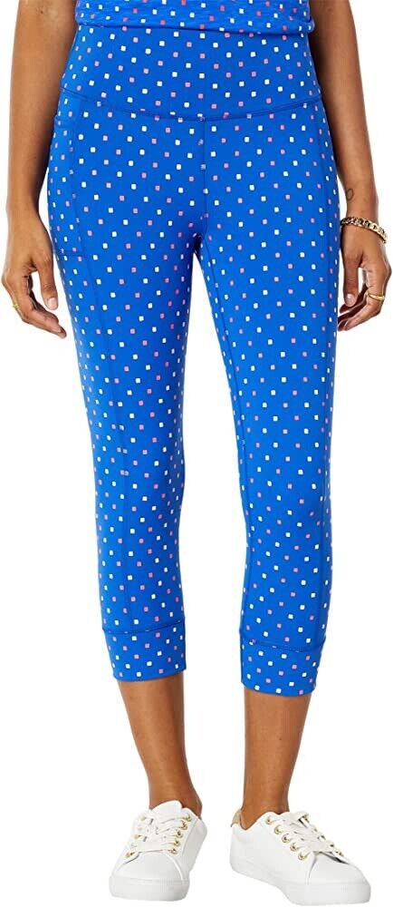 Weekender High Rise Legging - Borealis Blue Lilly Squared