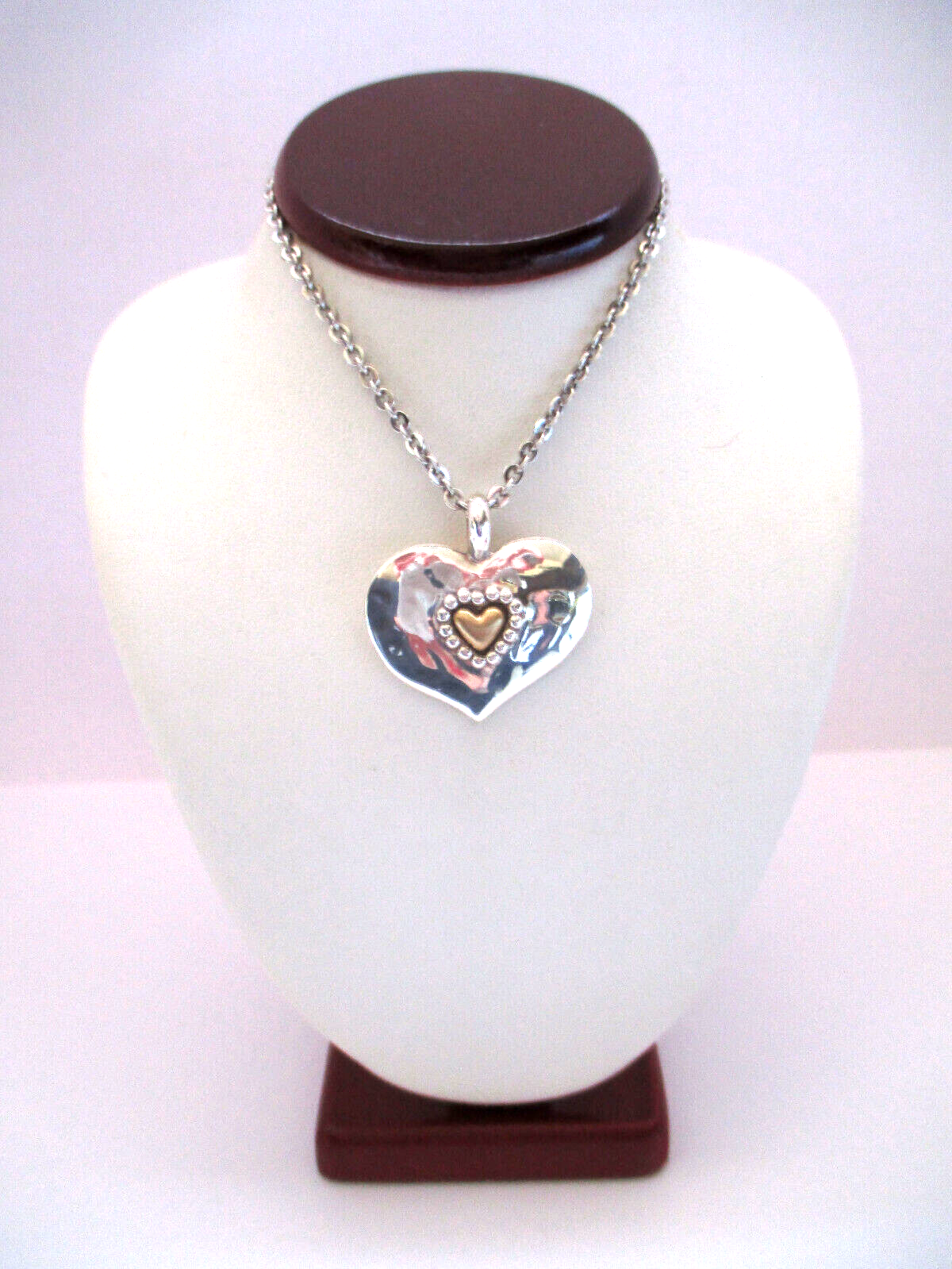 Love Beyond Words Heart Necklace