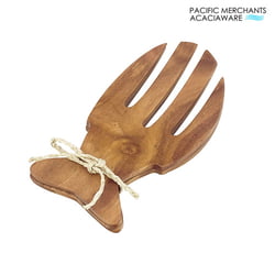 Acacia Wood 6.5" Salad Hands