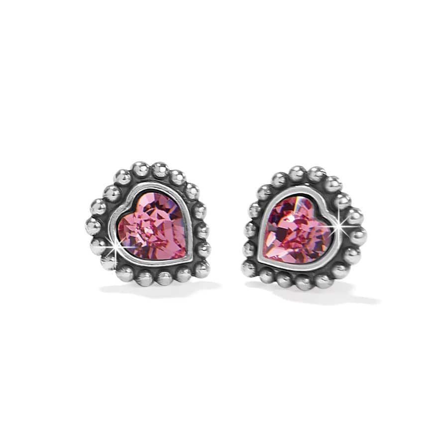 Twinkle Shimmer Heart Mini Post Earrings