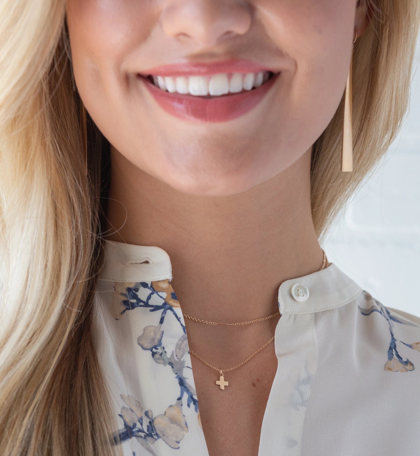 16" Signature Cross Necklace