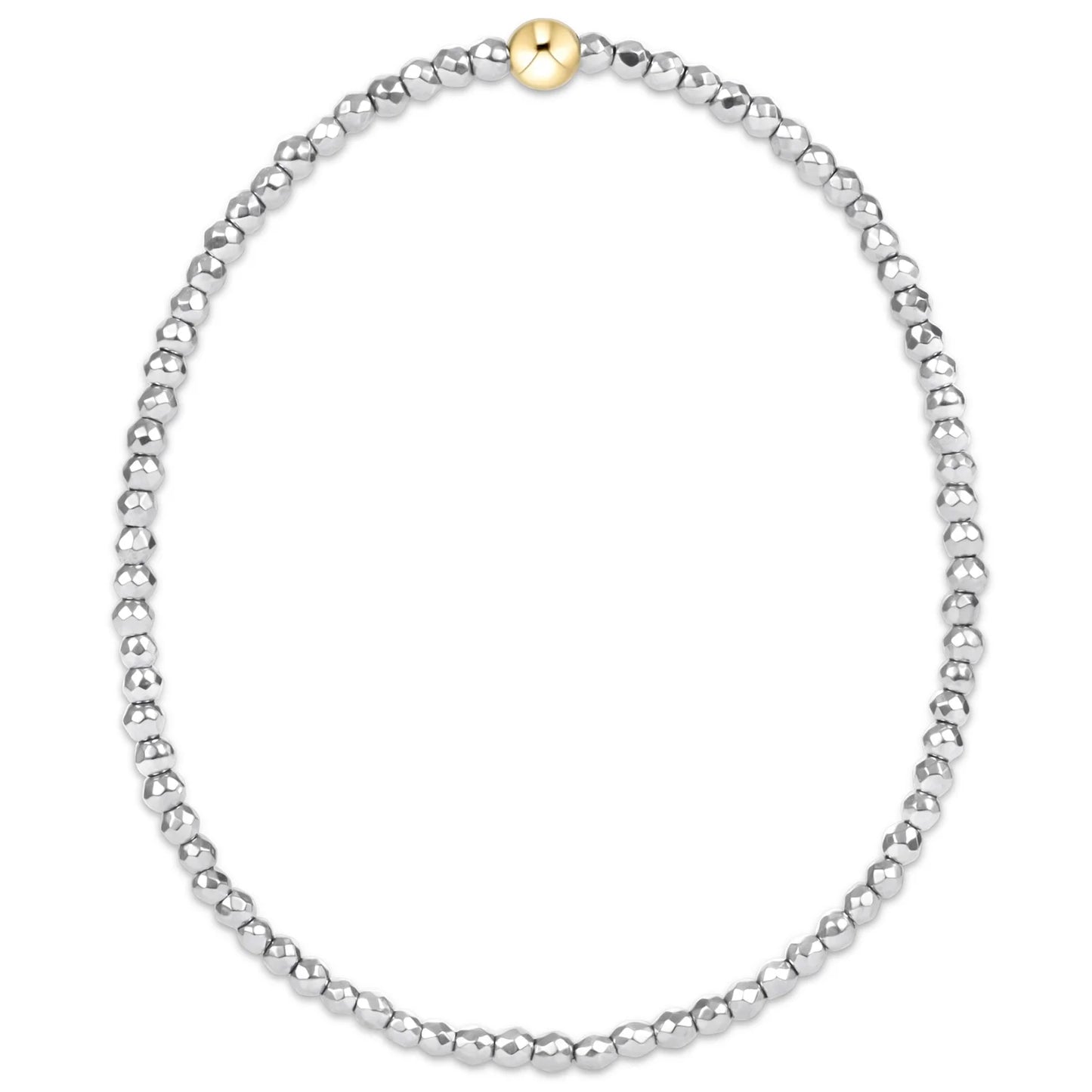 Silver Faceted Hematite Bracelets