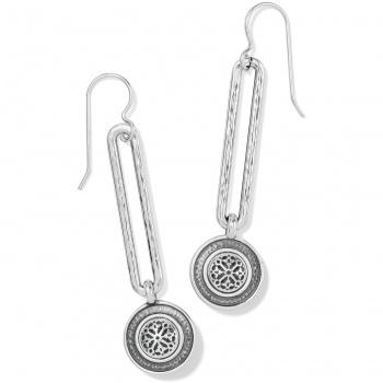 Ferrara Disc French Wire Earrings