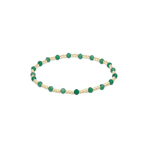 Gemstone Gold Sincerity Bracelet