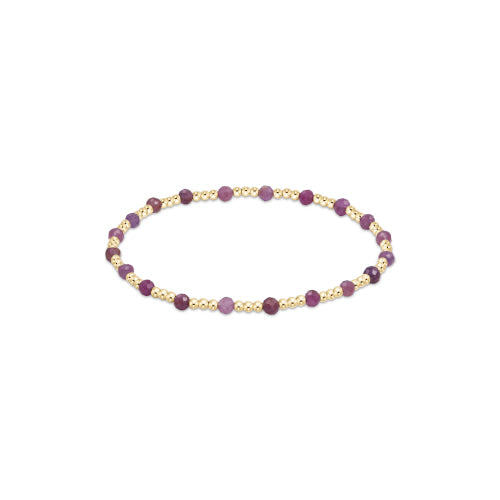 Gemstone Gold Sincerity Bracelet