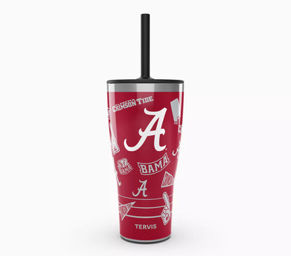Collegiate Swag -30oz Tervis Traveler® - Stainless Steel Tumbler with Straw Lid
