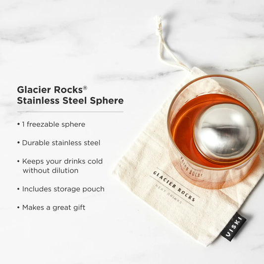 Glacier Stainless Steel Sphere