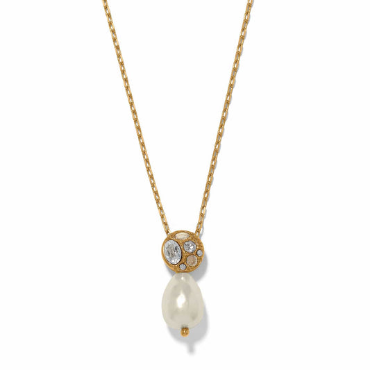 Trust Your Journey Petite Pearl Necklace