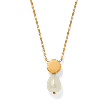 Trust Your Journey Petite Pearl Necklace