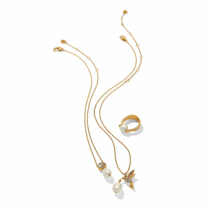 Trust Your Journey Petite Pearl Necklace