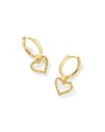 Ari Heart Huggie Earrings