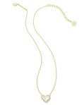 Ari Heart Short Pendant Necklace