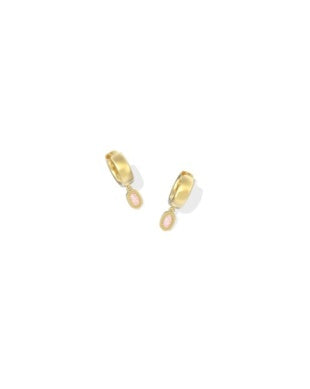 MINI ELLIE WIDE HUGGIE EARRINGS