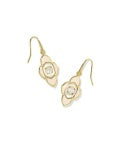 ABBIE MEDALLION SMALL DROP EARRINGS