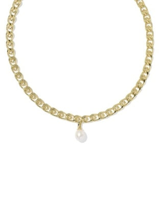 OAKLAND PEARL SHORT PENDANT NECKLACE