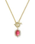 DAPHNE CRYSTAL FRAME TOGGLE NECKLACE
