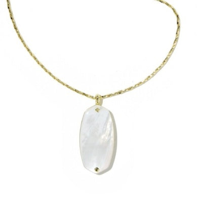 DANIELLE RIVETED LONG PENDANT NECKLACE