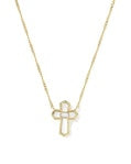 Cross Medallion Short Pendant Necklace