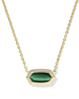Elisa Bezel Pendant Necklace