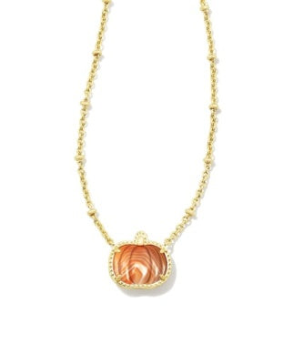 PUMPKIN SHORT PENDANT NECKLACE