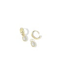 MINI ELLIE LUXE HUGGIE EARRINGS
