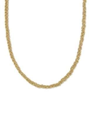 GABRIELLA BRAIDED CHAIN NECKLACE