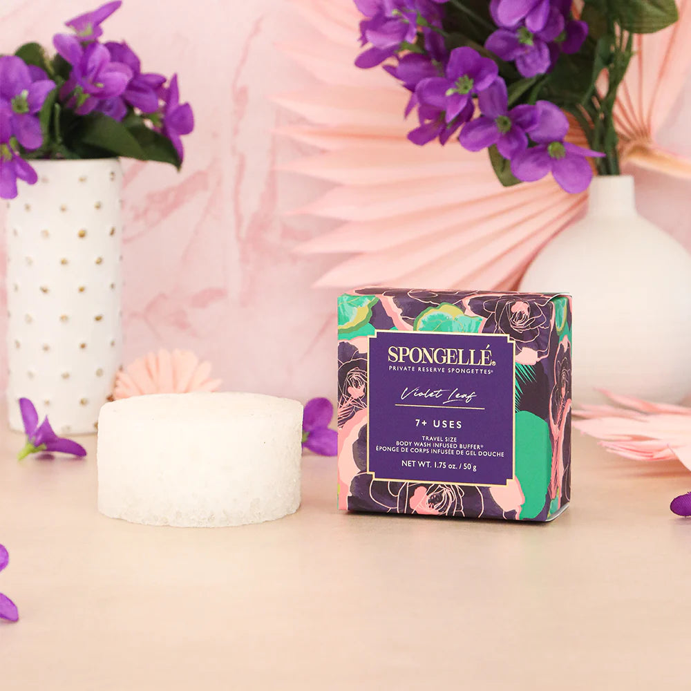 Spongelle Body Buffer Travel- Violet Leaf